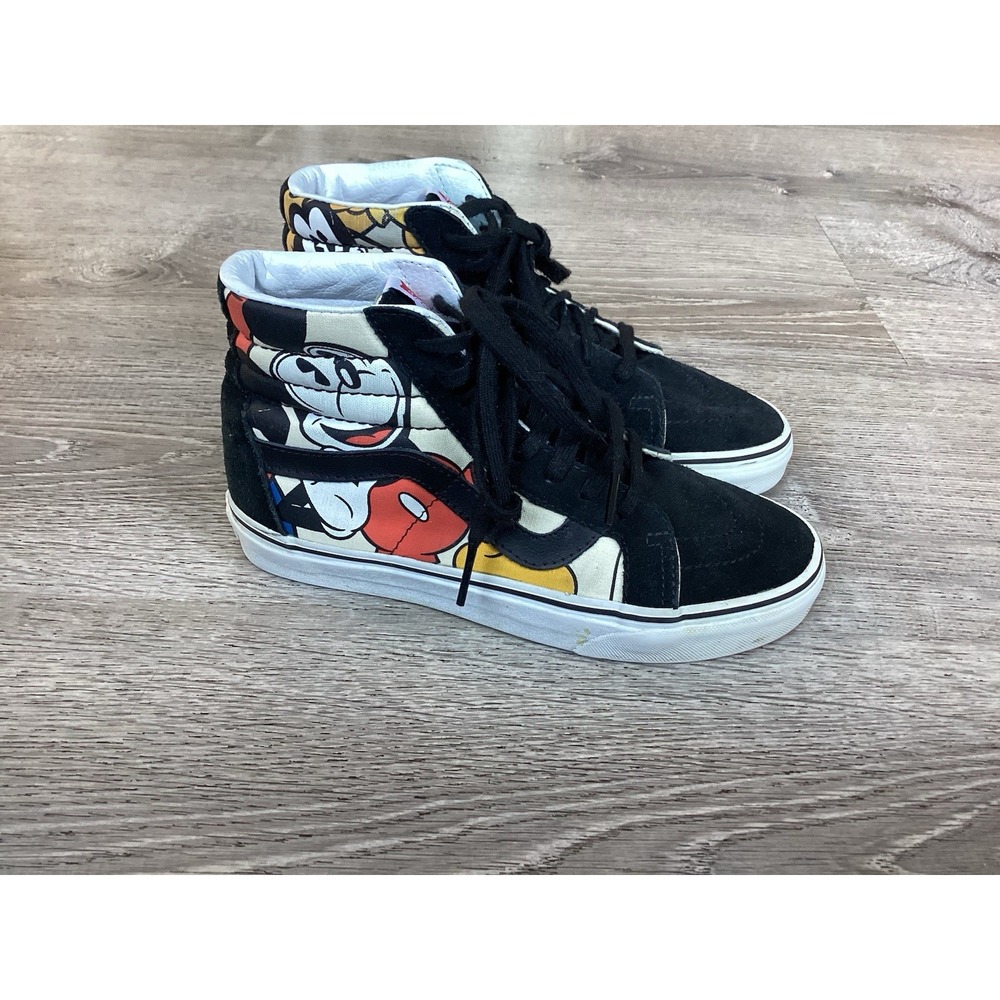 VANS Disney Mickey & Friends Womens 6.5 Mens 5 Sk8-Hi Sneakers High Top Shoes